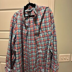 Jos. A. Bank Multicolor Plaid Shirt